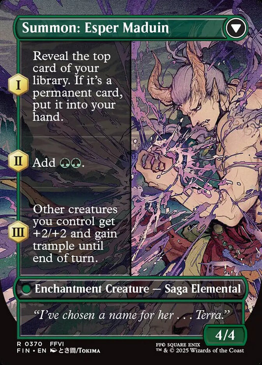 Esper Origins // Summon: Esper Maduin back