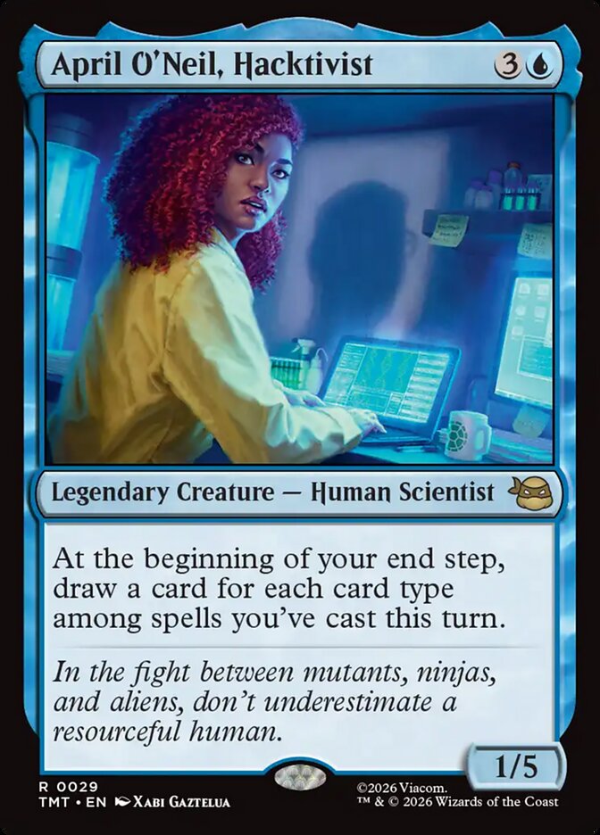 April O'Neil, Hacktivist front