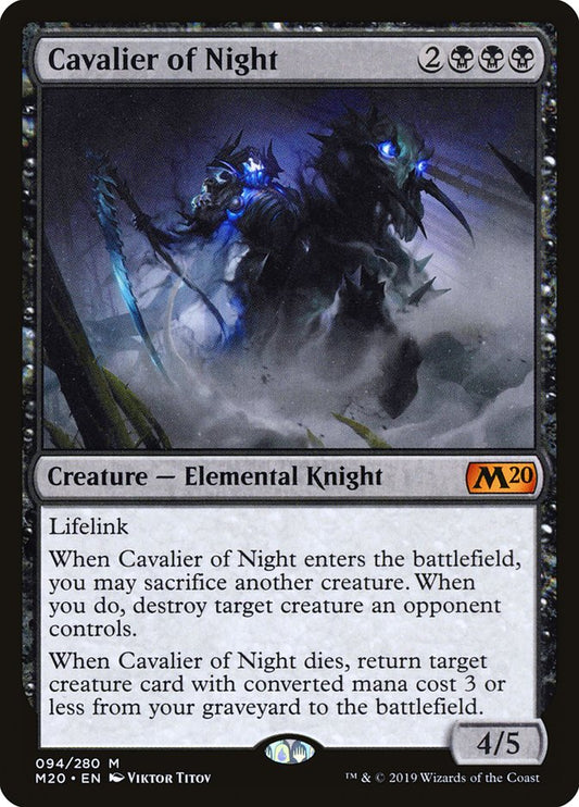 Cavalier of Night front