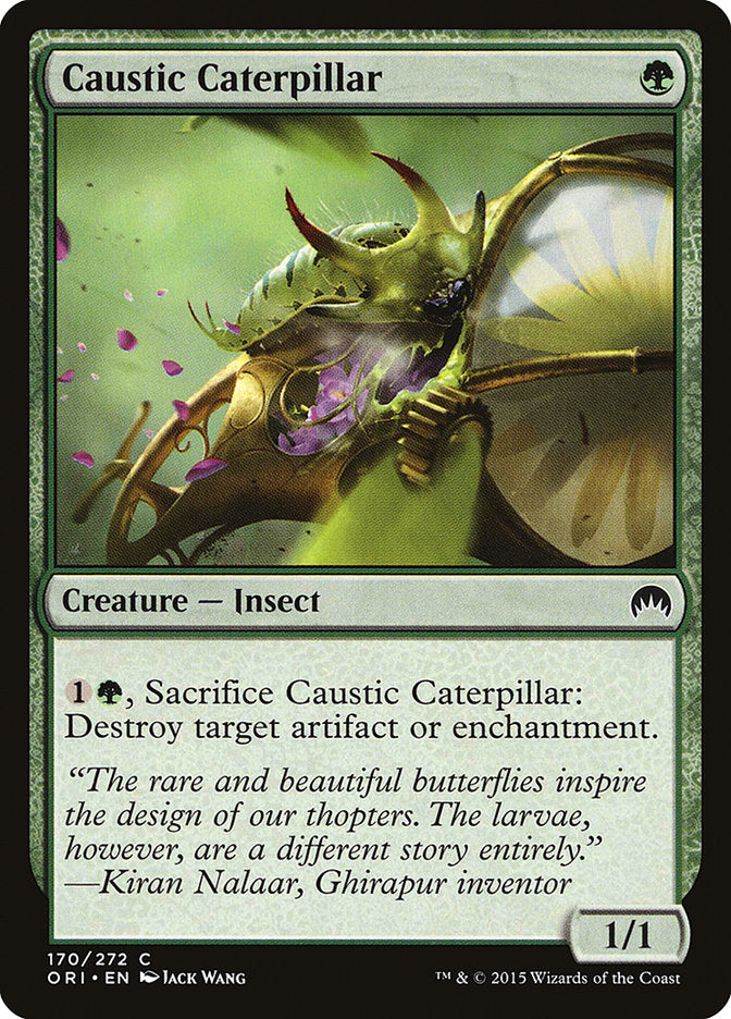 Caustic Caterpillar front