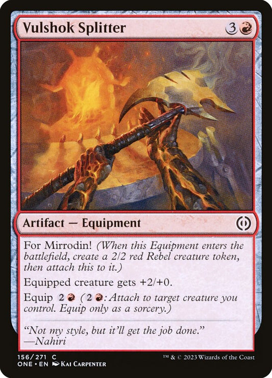 Vulshok Splitter front