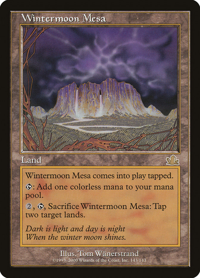 Wintermoon Mesa front