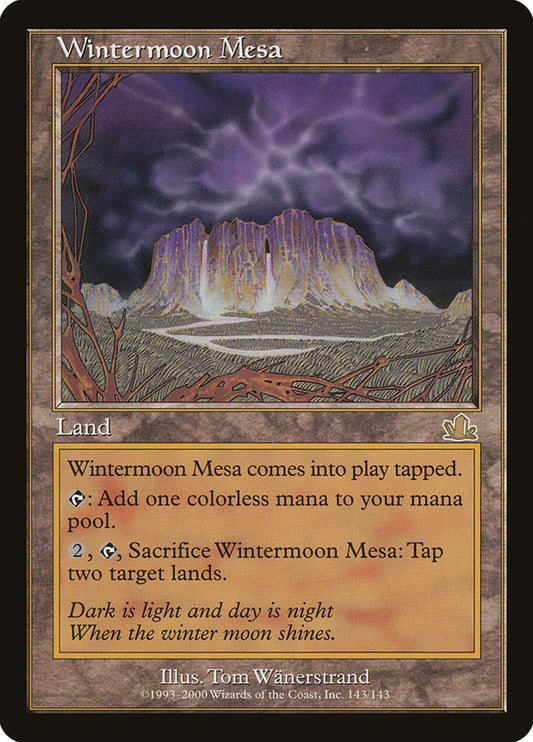 Wintermoon Mesa front