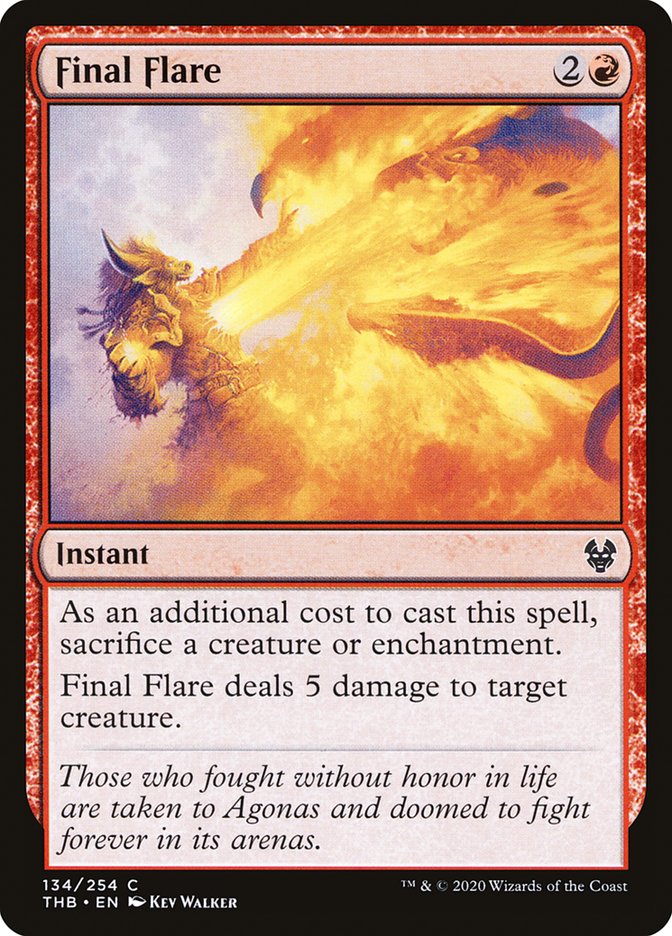 Final Flare front