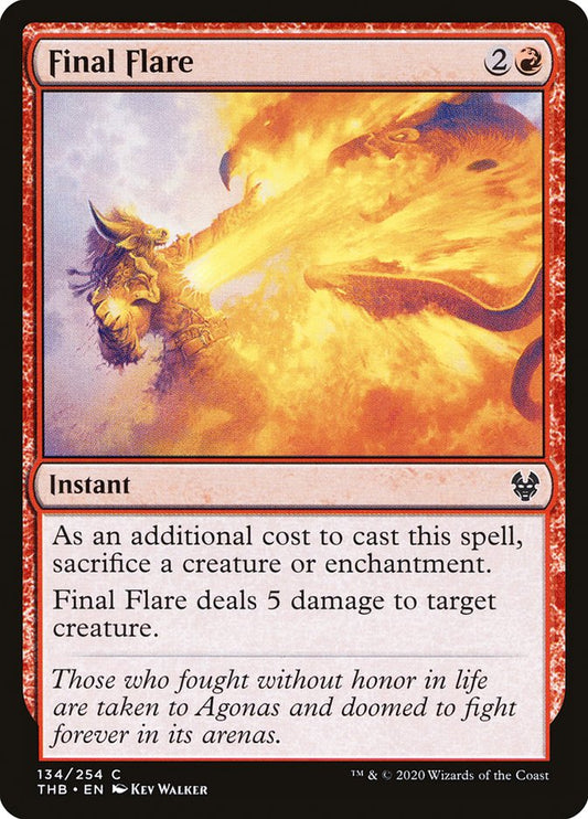 Final Flare front