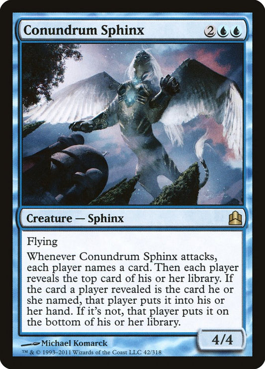 Conundrum Sphinx front