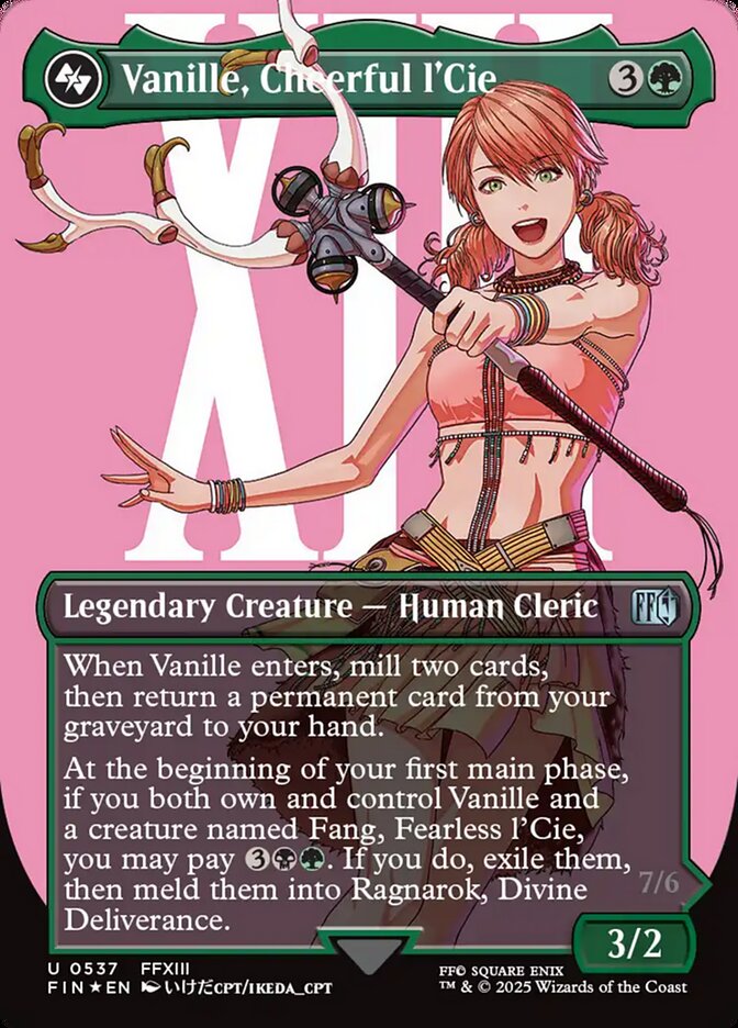 Vanille, Cheerful l'Cie front
