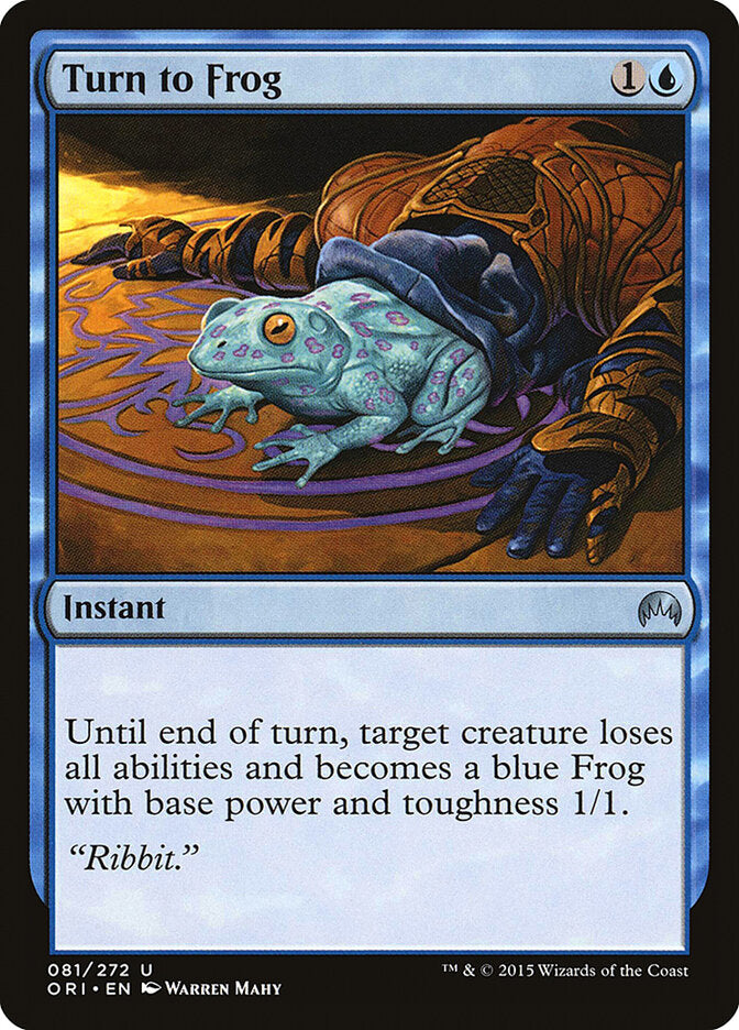 Turn to Frog front
