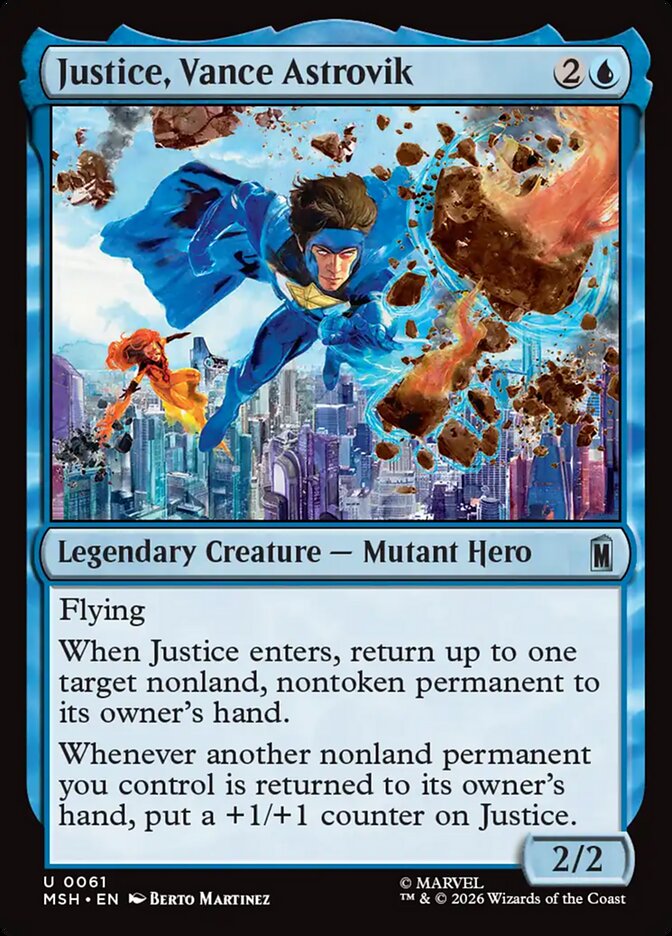Justice, Vance Astrovik front