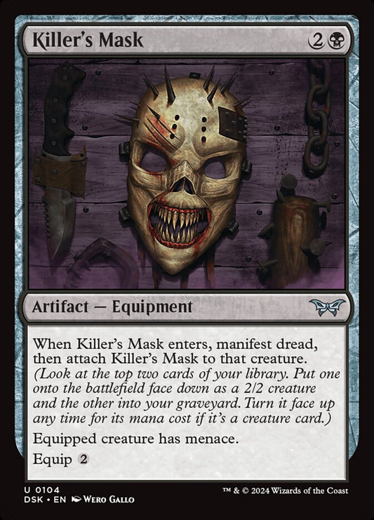 Killer's Mask front