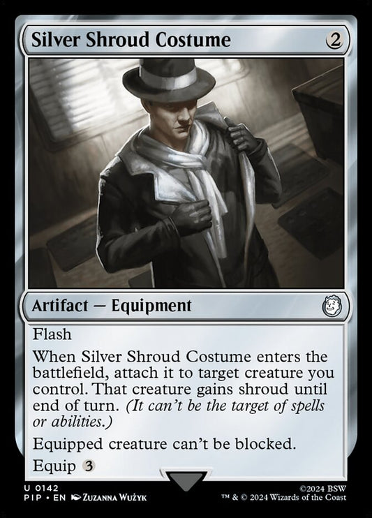 Silver Shroud Costume front