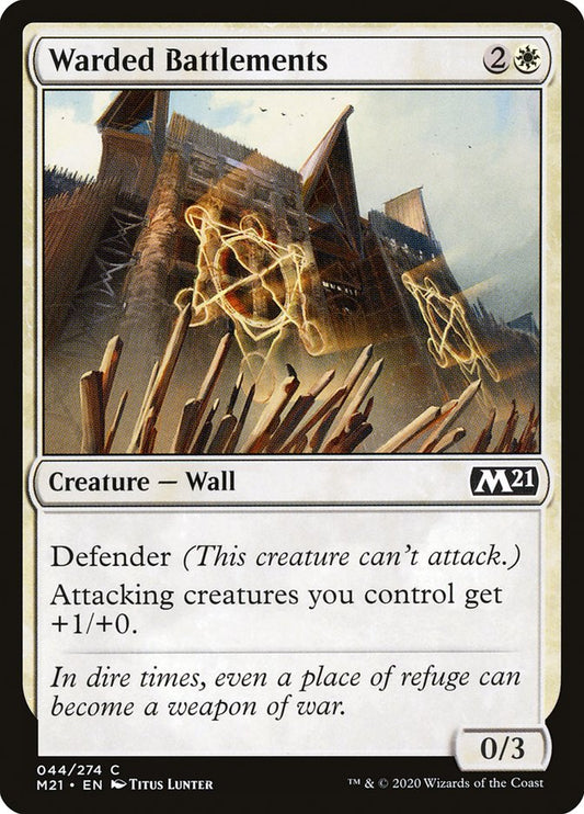 Warded Battlements front