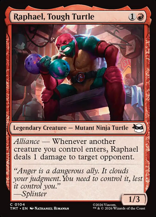 Raphael, Tough Turtle front
