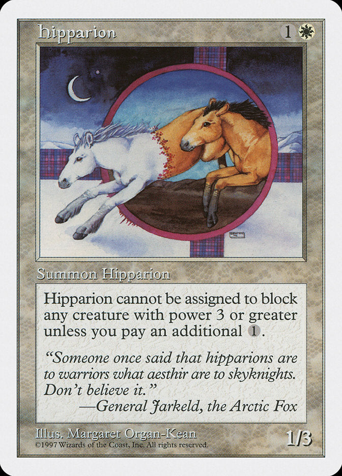 Hipparion front