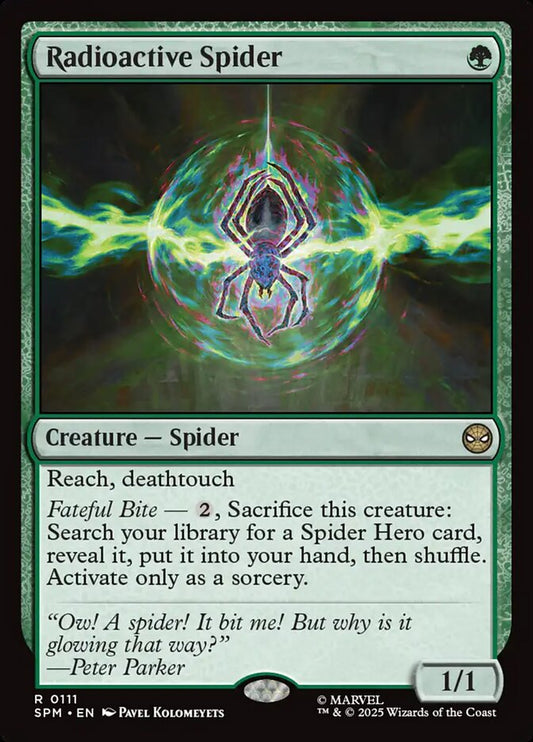 Radioactive Spider front