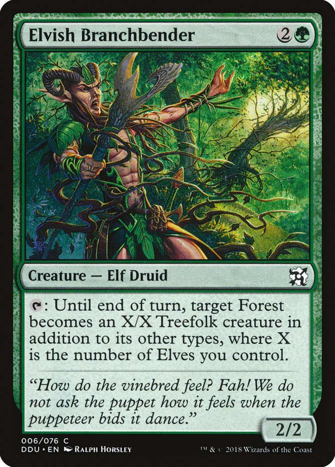 Elvish Branchbender front
