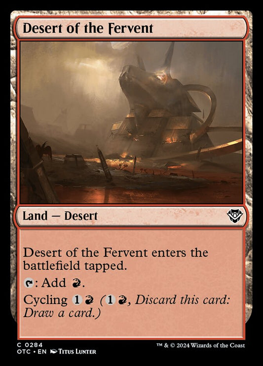 Desert of the Fervent front