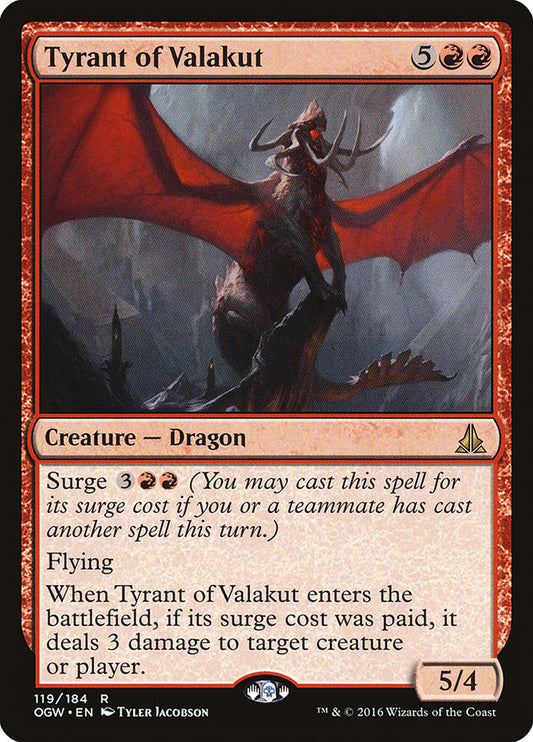 Tyrant of Valakut front