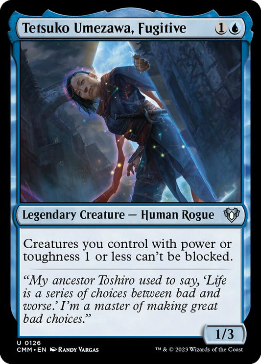 Tetsuko Umezawa, Fugitive front
