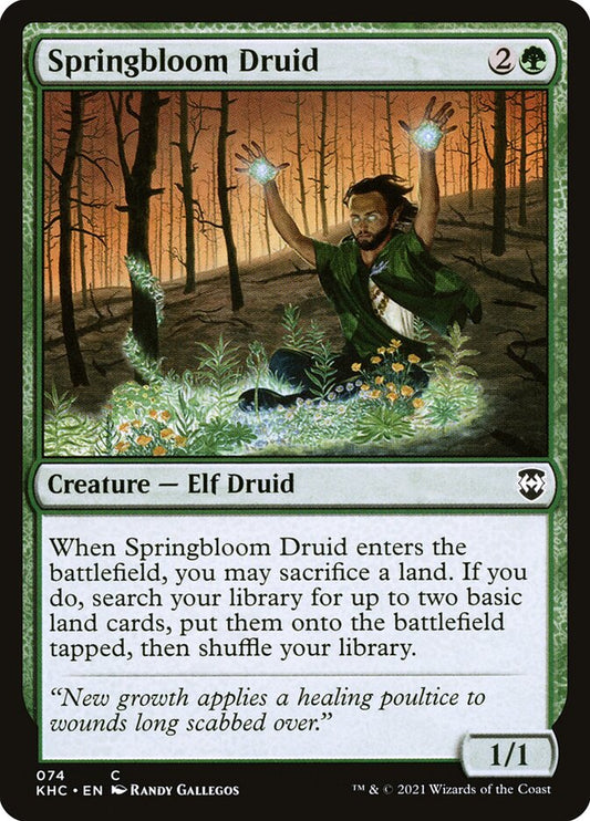 Springbloom Druid front