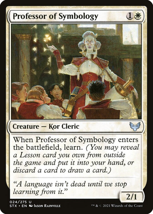 Professor of Symbology front