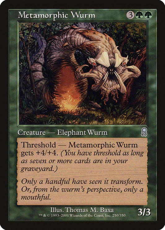 Metamorphic Wurm front