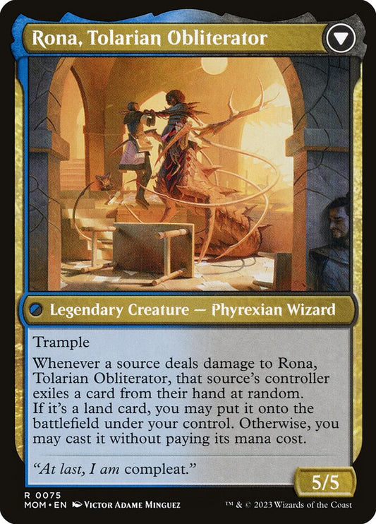 Rona, Herald of Invasion // Rona, Tolarian Obliterator back