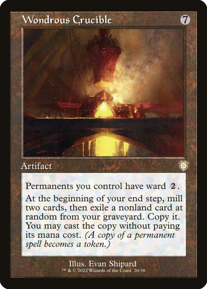 Wondrous Crucible front