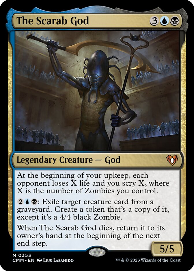 The Scarab God front