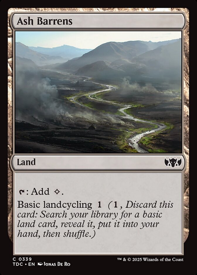 Ash Barrens front
