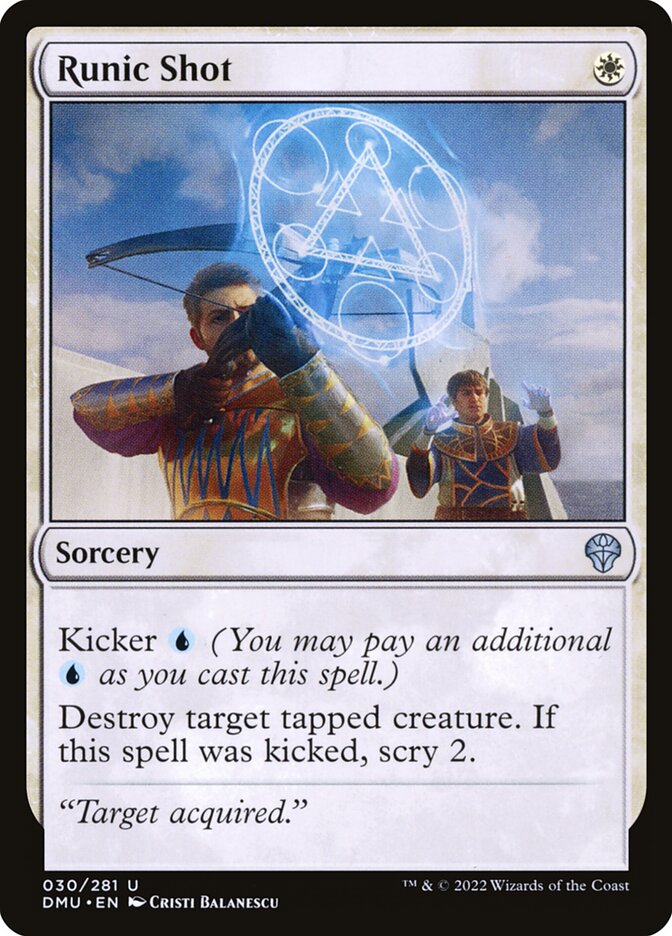 Runic Shot front