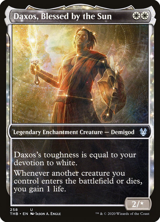 Daxos, Blessed by the Sun front