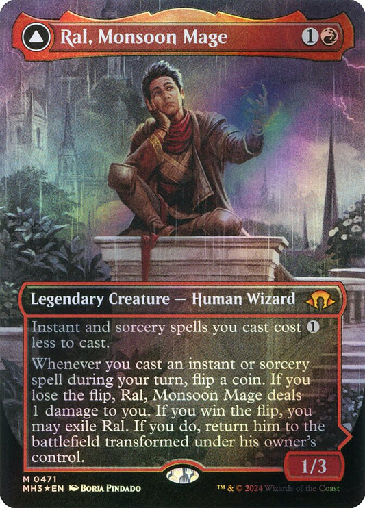 Ral, Monsoon Mage // Ral, Leyline Prodigy front