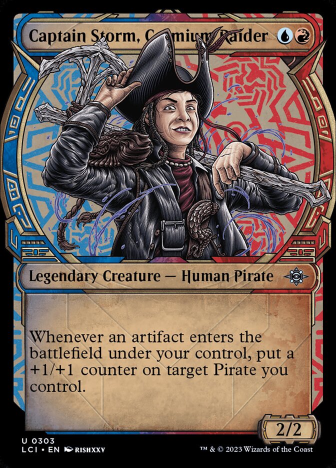 Captain Storm, Cosmium Raider front