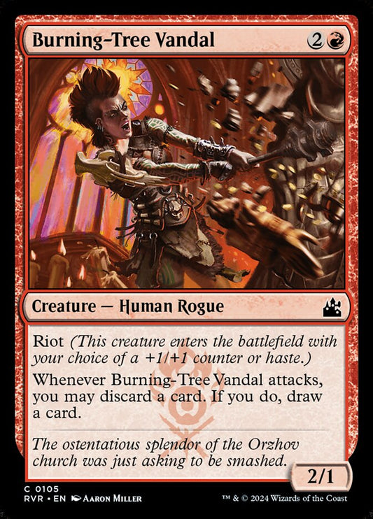 Burning-Tree Vandal front