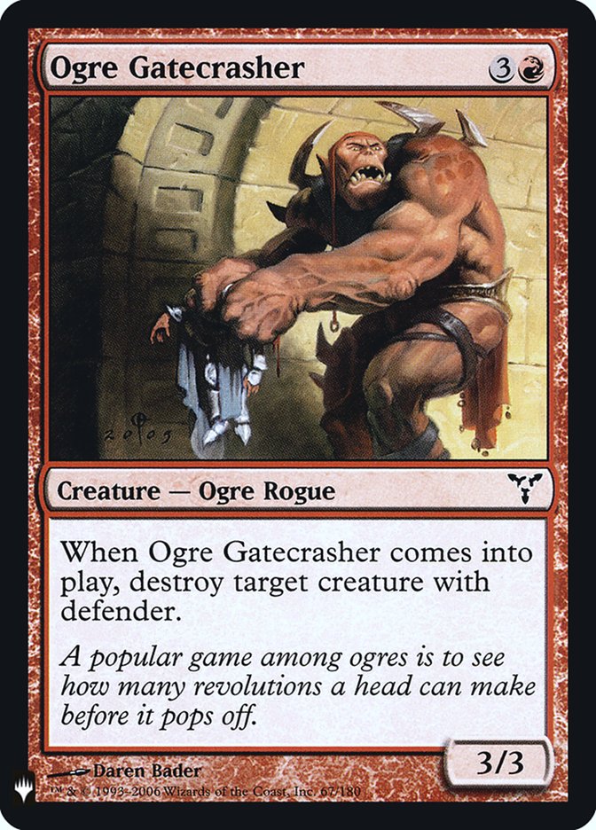 Ogre Gatecrasher front