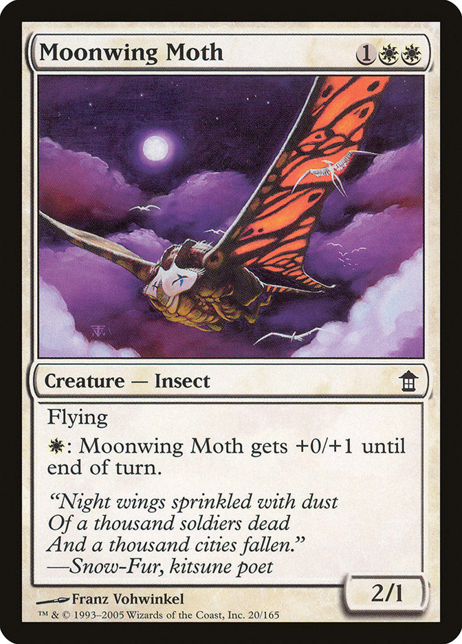 Moonwing Moth front