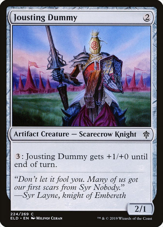 Jousting Dummy front