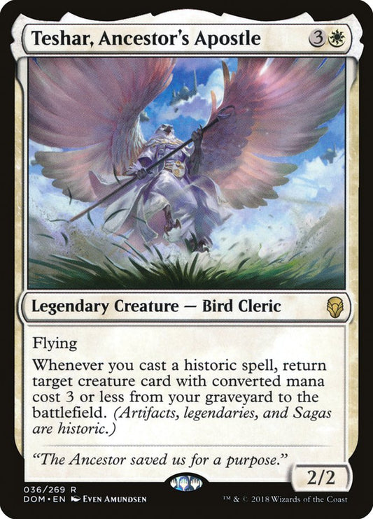 Teshar, Ancestor's Apostle front