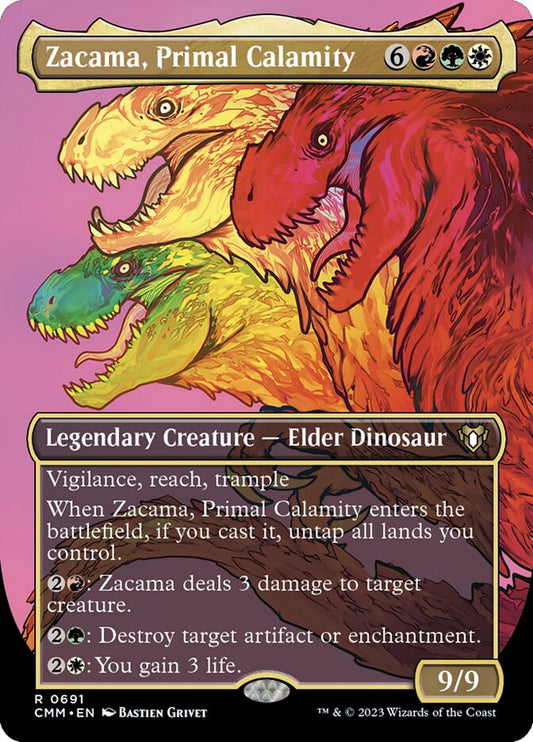 Zacama, Primal Calamity front