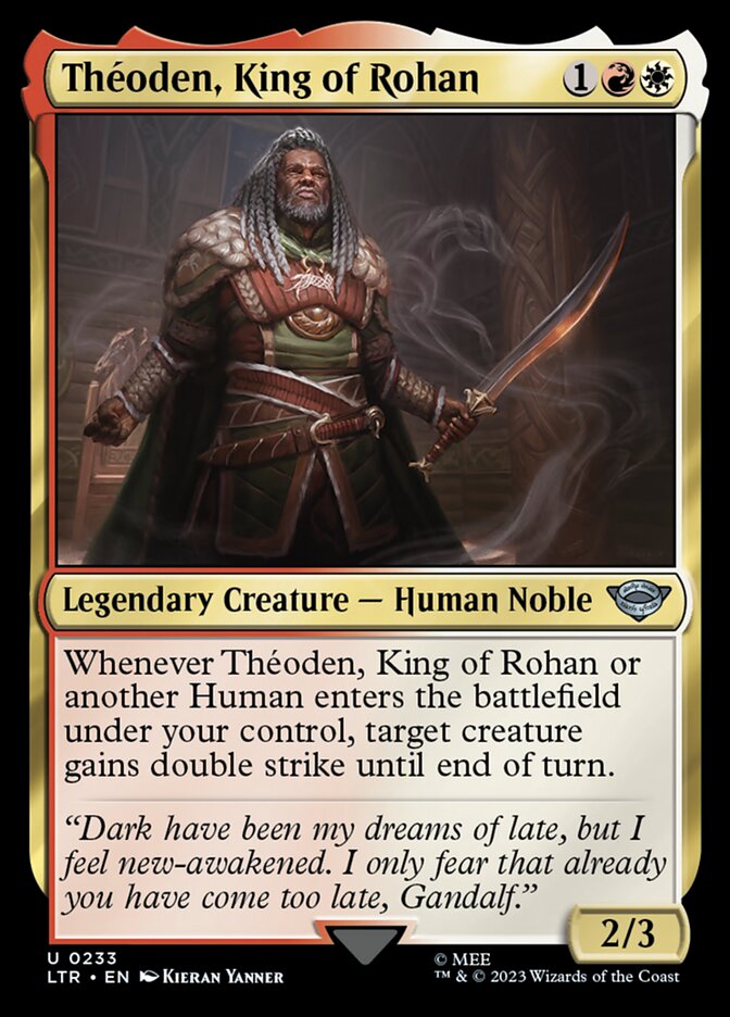 Théoden, King of Rohan front