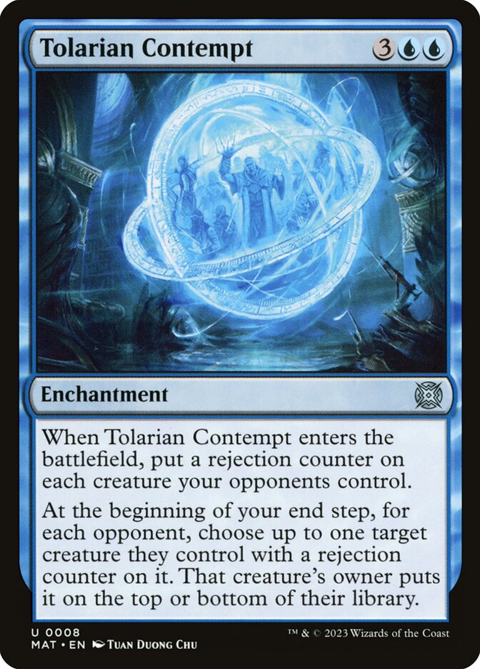Tolarian Contempt front