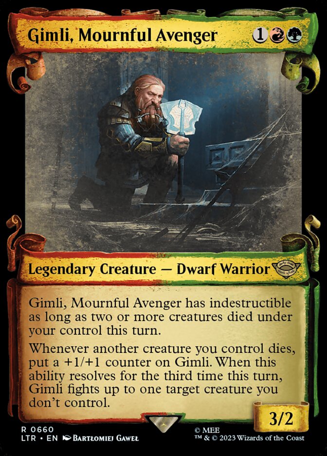 Gimli, Mournful Avenger front