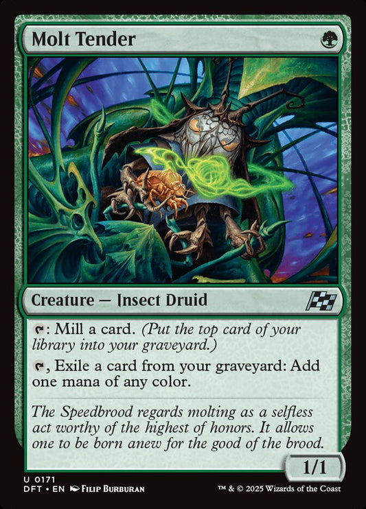 Molt Tender front