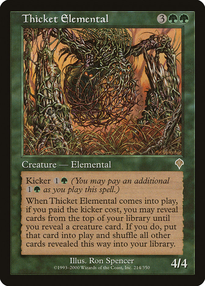 Thicket Elemental front