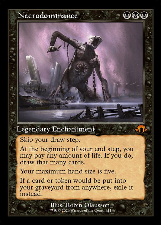 Necrodominance front
