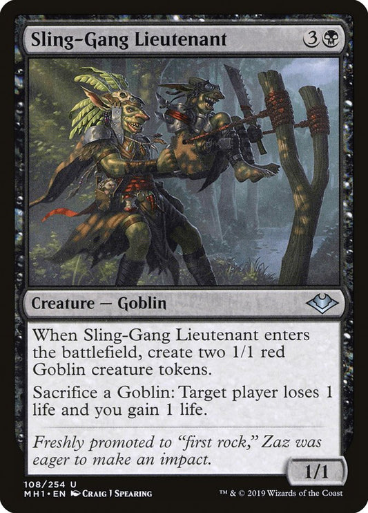 Sling-Gang Lieutenant front