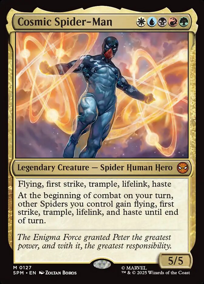 Cosmic Spider-Man front