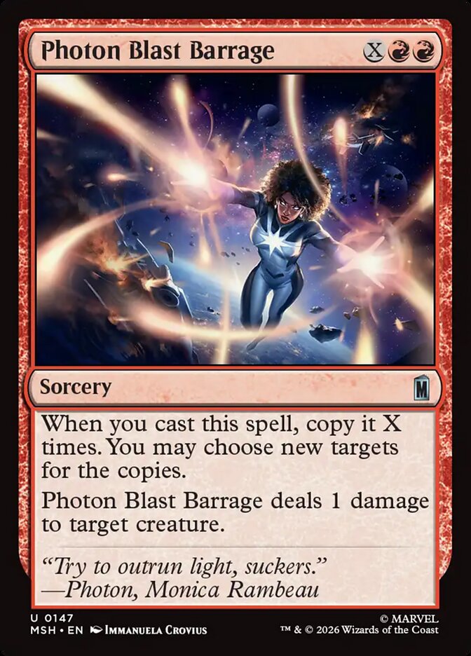 Photon Blast Barrage front