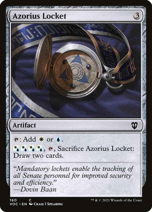 Azorius Locket front